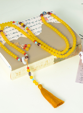 新中式斜挎链百搭国风汉服项链