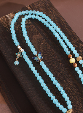 新中式国风串珠汉服斜挎链