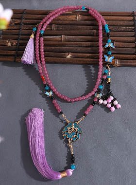 新中式国风璎珞流苏项链