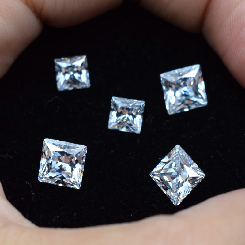 5A白色正方形碎钻透明仿钻莫桑石公主方戒面主石补钻耳钉吊坠diy,淘宝优惠券,粉丝福利购,淘宝优惠卷