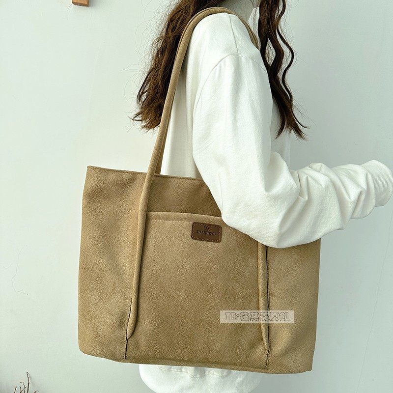 包包女2025新款秋冬单肩托特包女大容量通勤上课书包流行质感百搭,淘宝优惠券,粉丝福利购,淘宝优惠卷