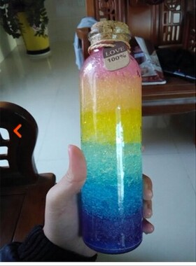 泡茶玻璃瓶木塞直筒许愿