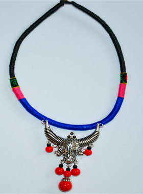 云南民族风复古配饰挂件项圈吊坠