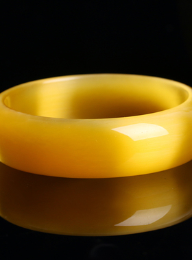 韩版金黄色猫眼石手镯 手链时尚水晶 女黄水晶饰品 正品