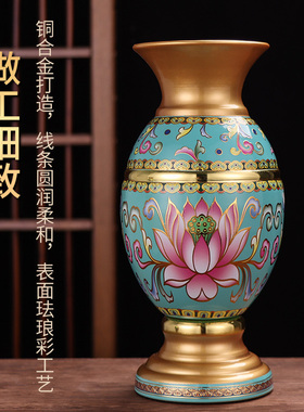 家用佛堂佛前供佛花瓶