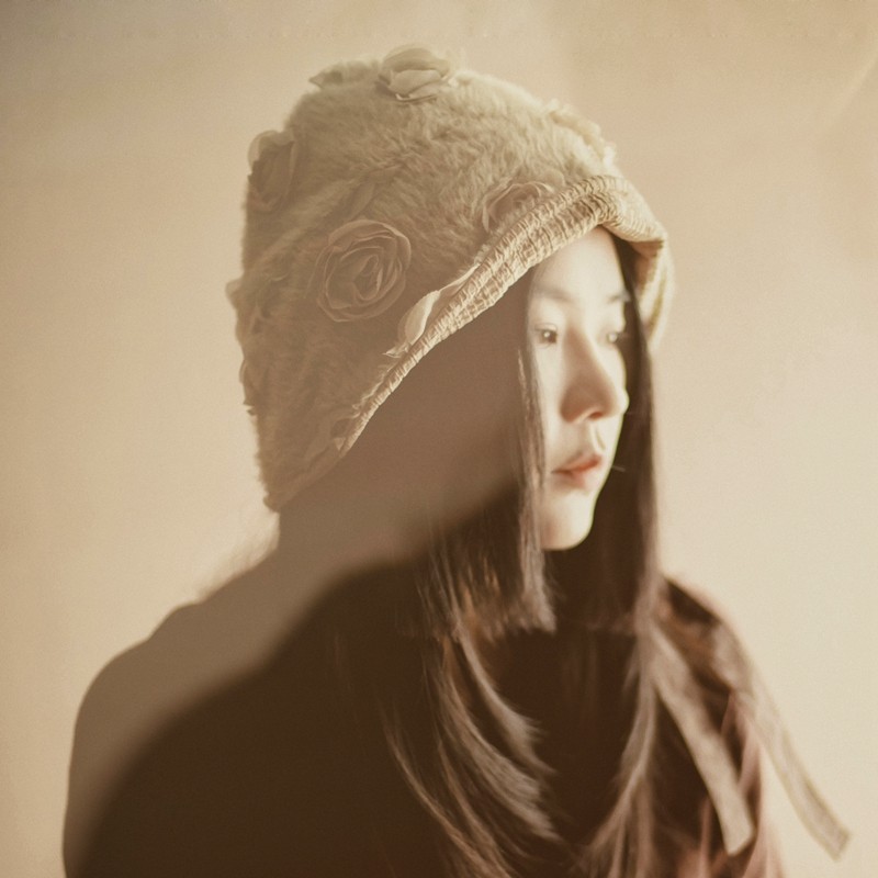 MING 黑桃皇后 l 原创花朵复古毛绒秋冬波奈特帽防风绳盆帽侍女帽,淘宝优惠券,粉丝福利购,淘宝优惠卷