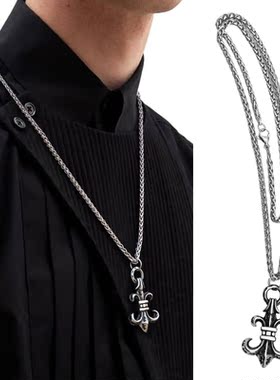 小众设计感童军花船锚毛衣链