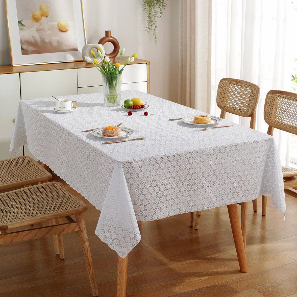 桌布防水防烫防油免洗餐桌垫长方形茶几台布田园欧式PVC塑料布艺,淘宝优惠券,粉丝福利购,淘宝优惠卷