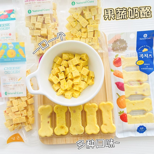 Корейская природа Core Natural Core NC Pet Cheese Gravity Chicken Calcium Dized Награда Shiba inu Dog закуски