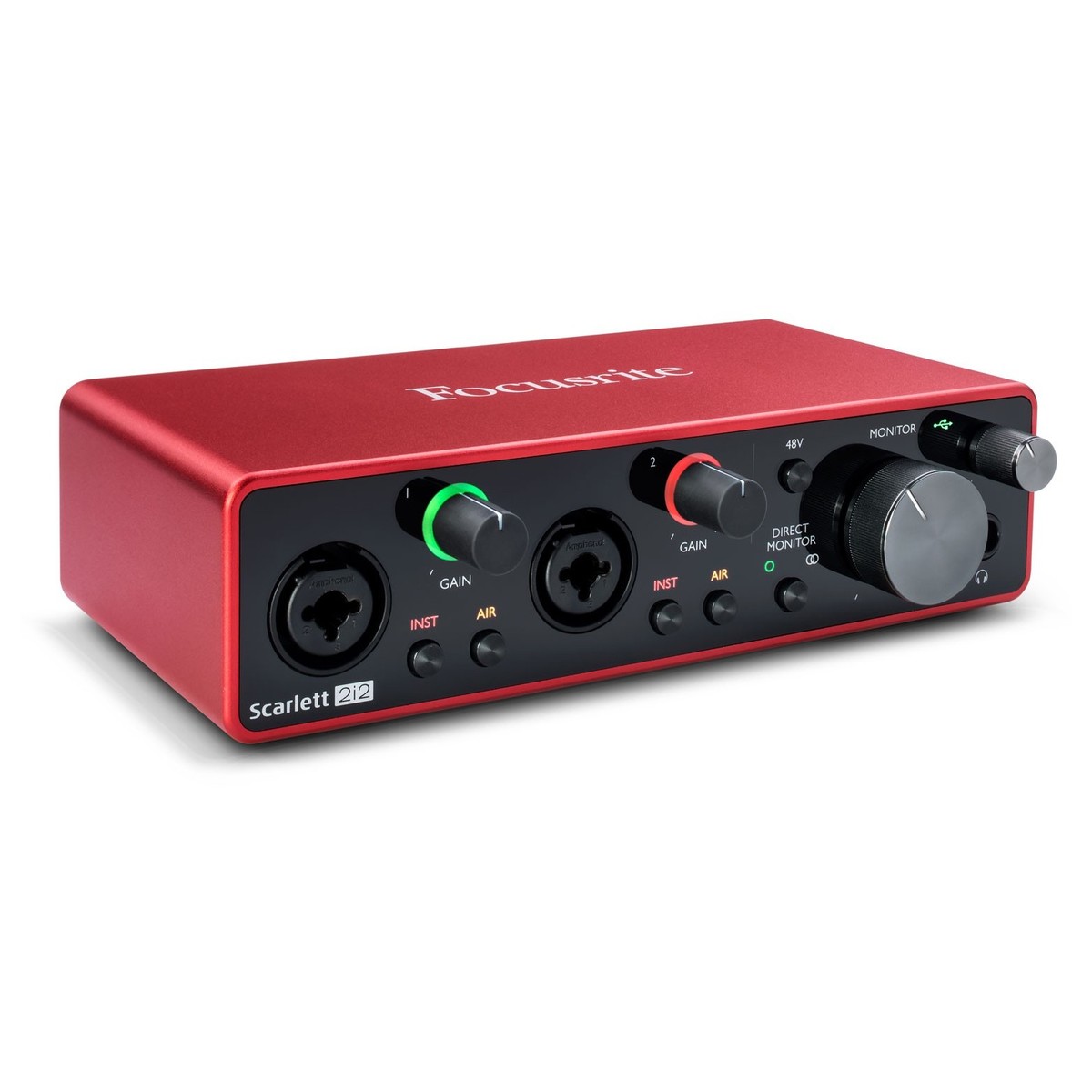 Focusrite/福克斯特 2i2三代 专业USB外置声卡 录音编曲 2进2出 - 图2