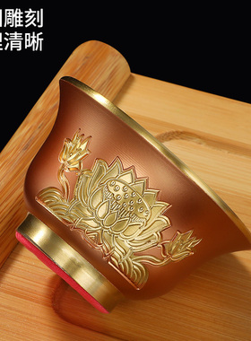 纯铜藏传民族风密宗供水杯