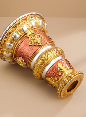 树脂藏式彩绘手摇底座