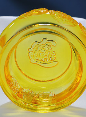 琉璃供奉五路财神桌面摆件