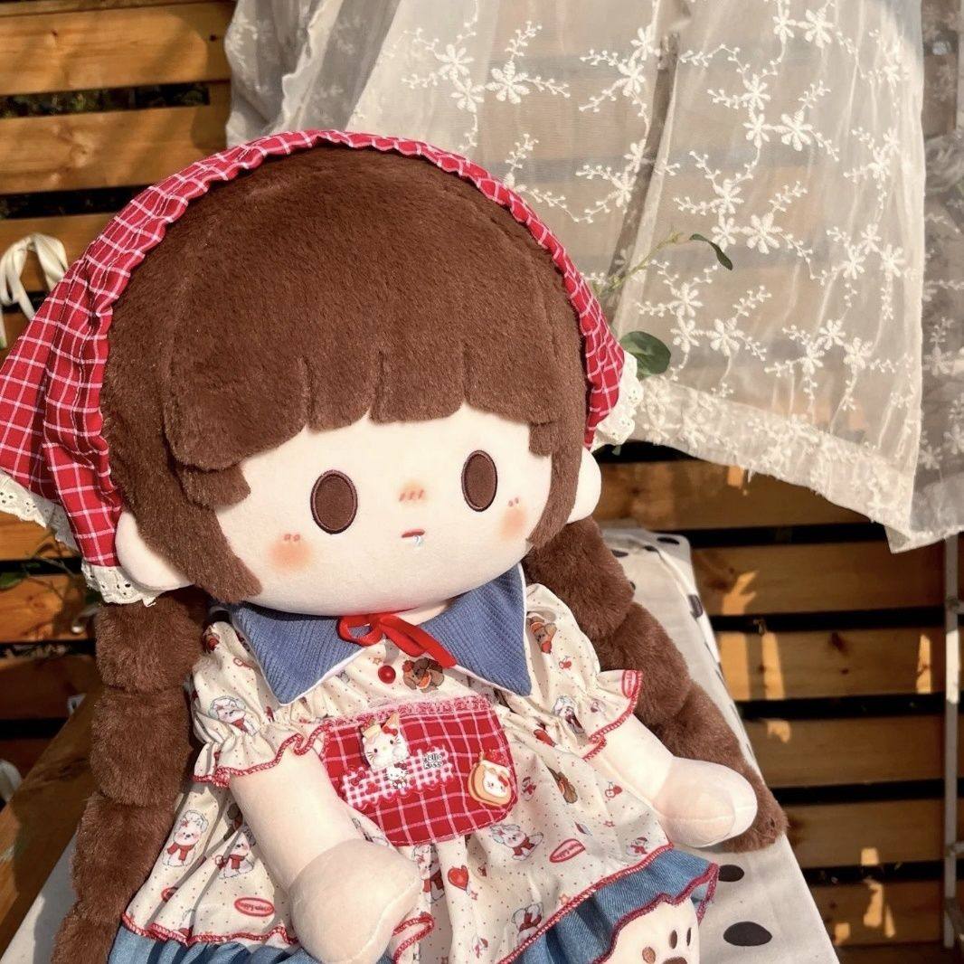 40厘米娃衣苹果茶派短袖连衣裙坐姿站姿棉花娃娃公仔替换套装一番,淘宝优惠券,粉丝福利购,淘宝优惠卷