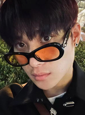 王嘉尔同款茶色墨镜防紫外线