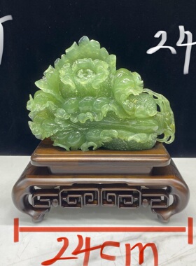 岫玉白菜摆件天然精品厂家直销