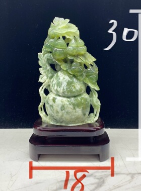 岫玉葫芦摆件链接内有多款