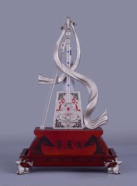 荣朝艺术品锌合金镶钻寓意摆件