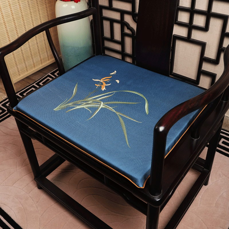 新中式椅子垫实木沙发坐垫红木凳子垫子皇宫椅圈椅餐椅茶桌茶椅垫,淘宝优惠券,粉丝福利购,淘宝优惠卷