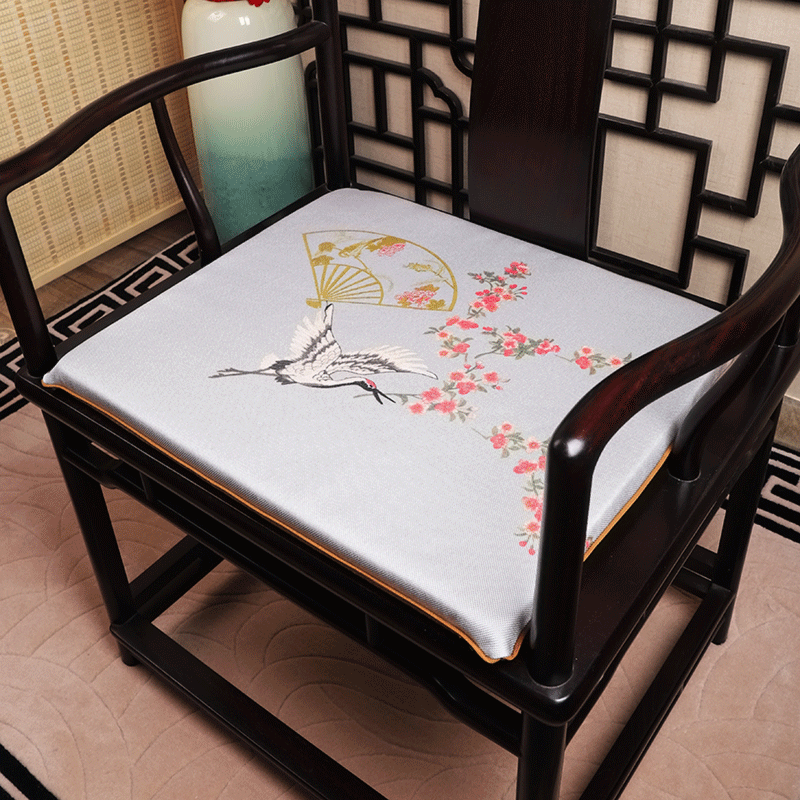 新中式椅子垫实木沙发坐垫红木凳子垫子皇宫椅圈椅餐椅茶桌茶椅垫,淘宝优惠券,粉丝福利购,淘宝优惠卷