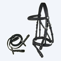 8-size dragon ultra-slim water strangler durable and sturdy equestrian horse riding water Le reins The Grand Horse 8-ruler Longmaa