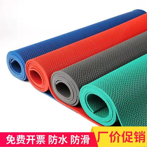 防滑垫地垫厨房卫生间浴室防水脚垫门垫/pvc熟胶商用门口防滑地垫 - 图2
