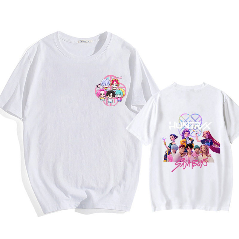 动漫卡通印花男女同款宽松时尚短袖休闲潮流套头衫T恤,淘宝优惠券,粉丝福利购,淘宝优惠卷