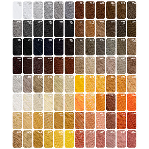 ND家万用40cm内扣中长发025-048色头窝头皮cos假发褐黄棕茶亚麻金 - 图1