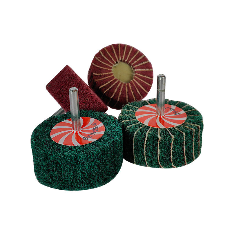 6柄飞翼磨头百洁布带柄页轮打磨抛光纤维轮除锈拉丝电磨头不夹砂,淘宝优惠券,粉丝福利购,淘宝优惠卷