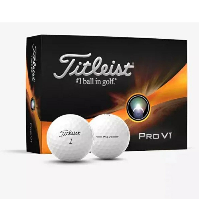 正品Titleist高尔夫球Prov1 Pro v1x四层球黄球瞄准线强化版23款 - 图1