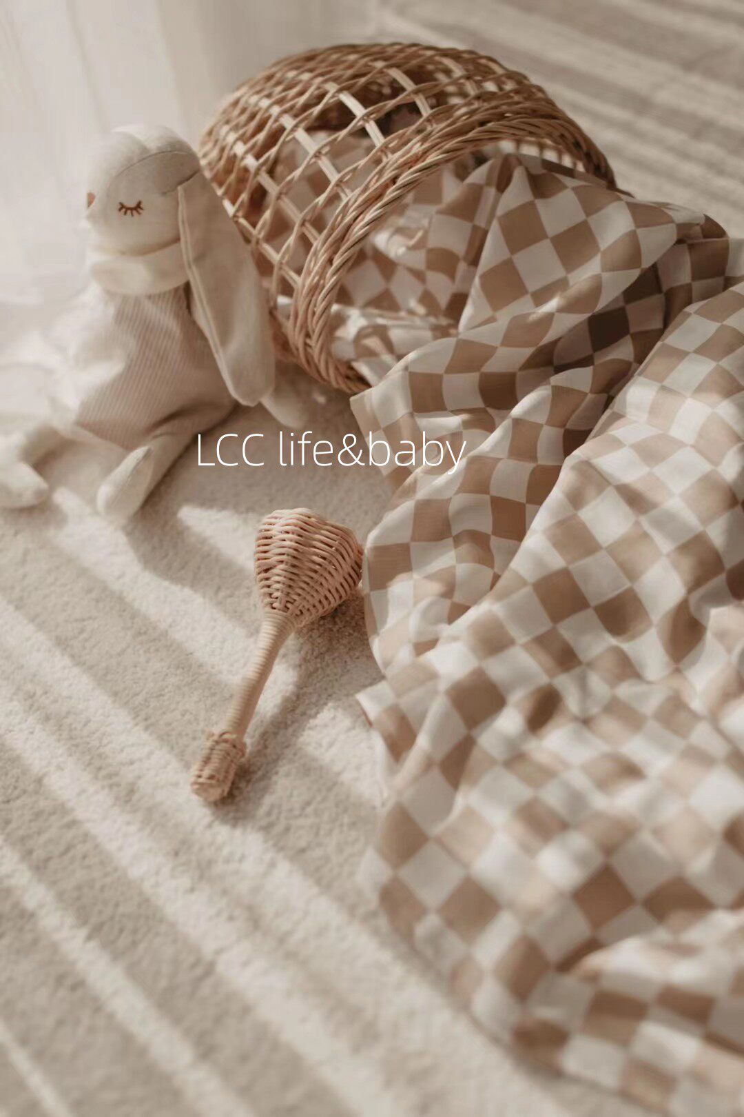 北欧cribsheet竹棉双层纱布棉包巾婴儿抱被宝宝盖毯新生儿襁褓巾,淘宝优惠券,粉丝福利购,淘宝优惠卷