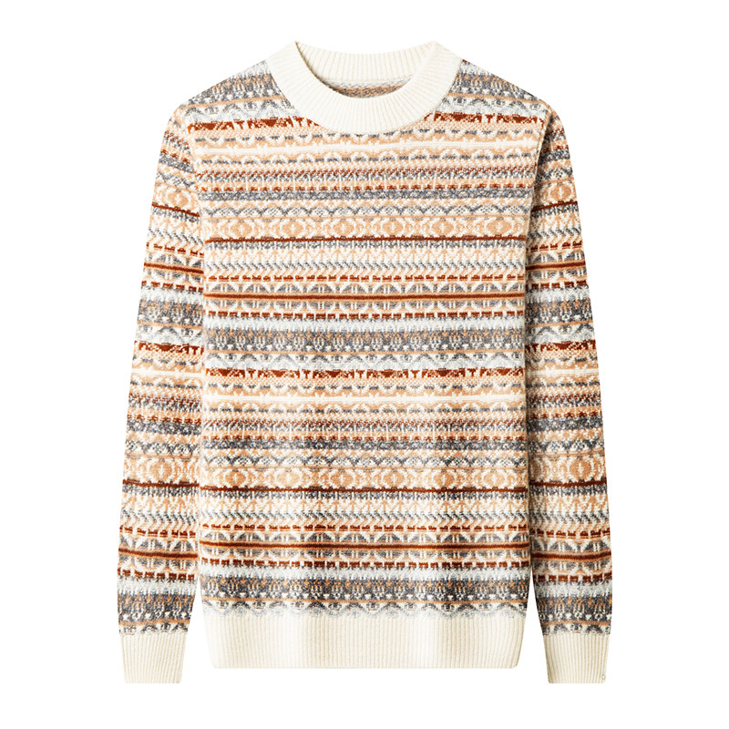 羊毛衫男冬季加厚新款100纯羊毛半高领粗线保暖高端男士针织毛衣,淘宝优惠券,粉丝福利购,淘宝优惠卷