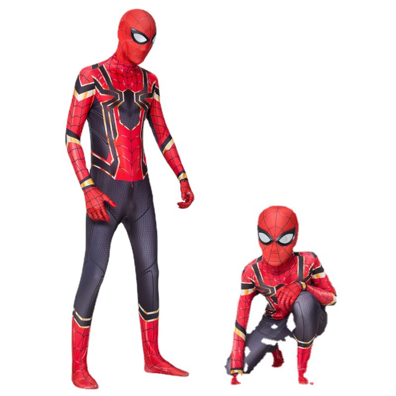 @.Spider Man Cosplay 3D Eyes Digital Printing Tight Clothing - 图3