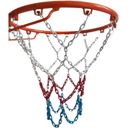 金属篮网加粗篮球框铁网不锈钢网兜耐用型儿童篮球架篮圈篮筐防锈 - 图3