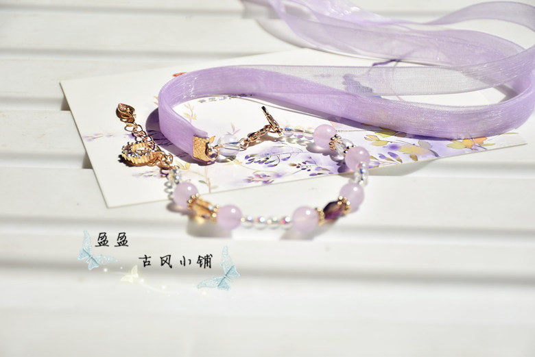 王者荣耀手链原创手作日常cos王者荣耀嫦娥寒月公主衍生款手环手链手镯包邮