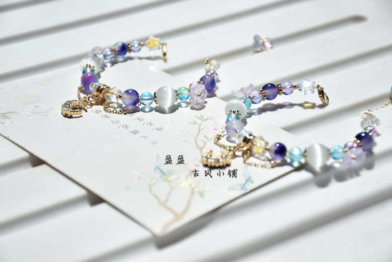 王者荣耀手链原创手作王者荣耀海月衍生款周边日常首饰手链饰品包邮