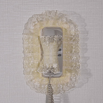 New wall phone Dust Cover Lace Cloth Art Videophone Universal Set Doorbell Sticker Geb Customized