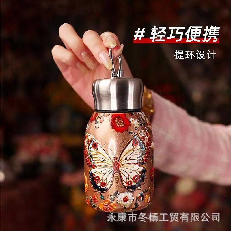 国潮迷你小胖丁保温杯带拉环便捷口袋杯简约时尚杯子公司礼品批发,淘宝优惠券,粉丝福利购,淘宝优惠卷