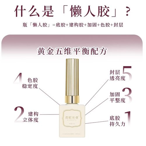 粉水晶碎钻胶懒人一步甲油胶2025年新款指甲油胶无需底胶封层 - 图3