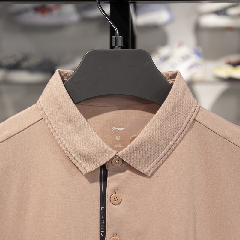 李宁正品2025夏季新款男子潮流休闲透气翻领短袖POLO衫APLU203-3,淘宝优惠券,粉丝福利购,淘宝优惠卷