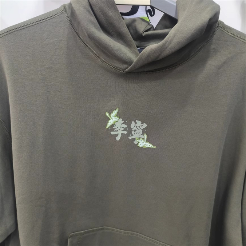 李宁正品运动潮流系列男女同款宽松套头运动舒适卫衣AWDS669-3 - 图2