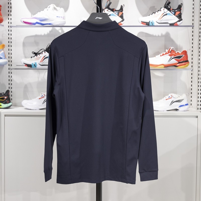 李宁正品国家队系列男子亲肤柔软舒适运动长袖POLO衫APLU763-1,淘宝优惠券,粉丝福利购,淘宝优惠卷