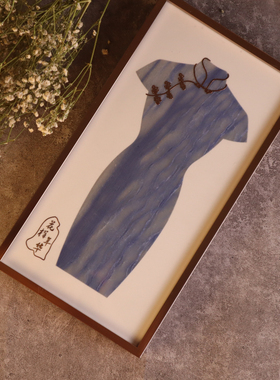 大理石摆件旗袍居家工艺品