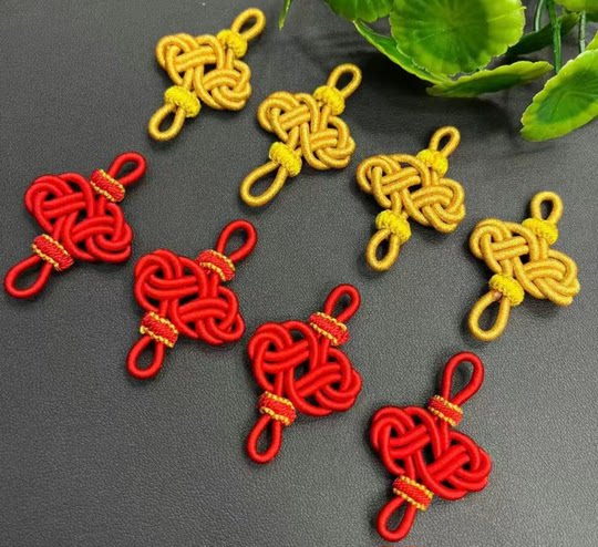 大号DIY配件祥云结 中国挂饰可做项链挂件搭配饰等纯手工编织