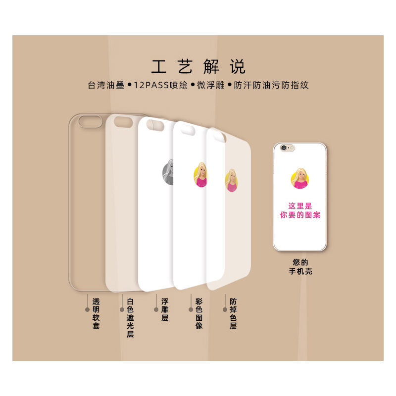 日系樱花适用iPhone8plus苹果13手机壳14promax文艺7插画6s唯美女款5se第一1二2三3代五六七八十四 - 图1