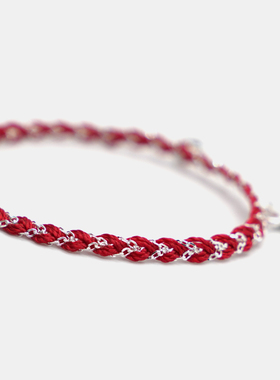 THISNESS生肖小牛编织许愿手链