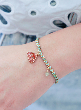 THISNESS纯银原创小众泰迪手链