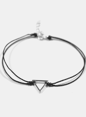 thisness红绳特辑纯银镂空手链