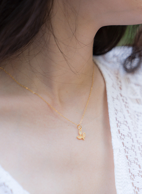 thisness秘密花园纯银项链锆石