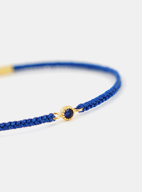 THISNESS幸运单色纯银镀金手链